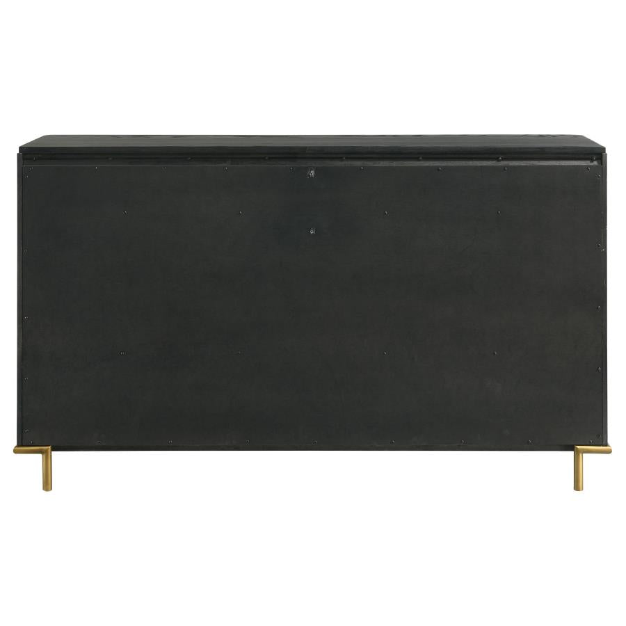 Arini 8-drawer Dresser Black-7
