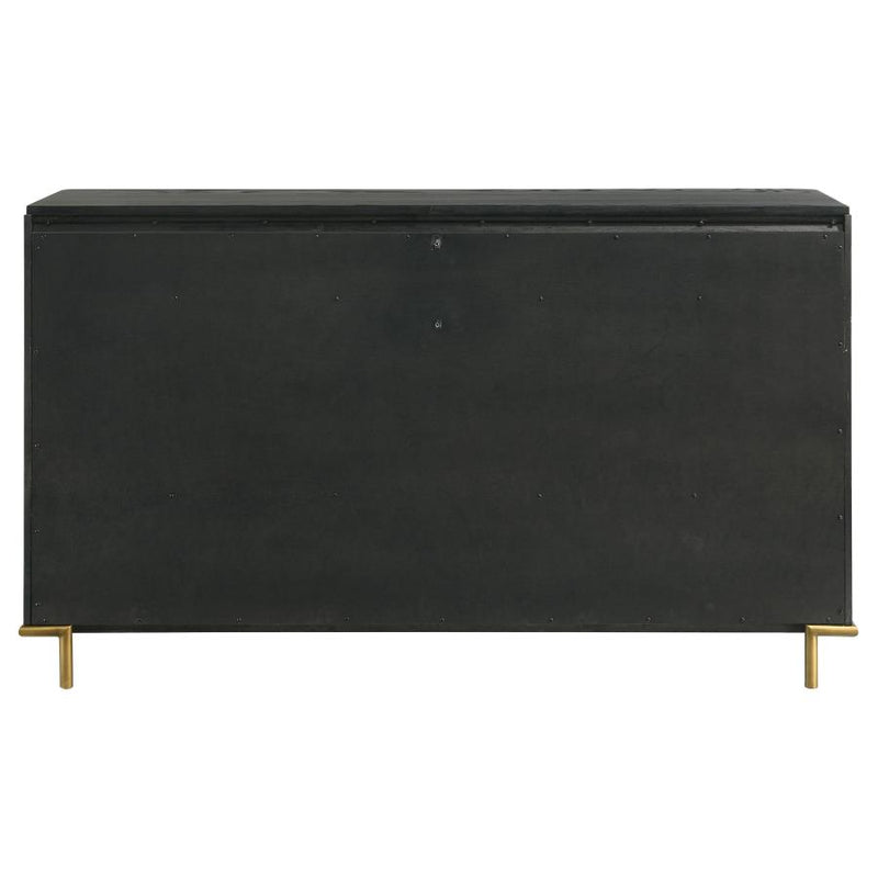 Arini 8-drawer Dresser Black-zoom-