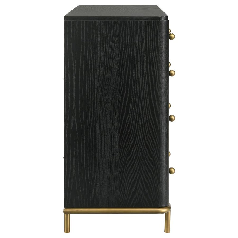 Arini 8-drawer Dresser Black-zoom-