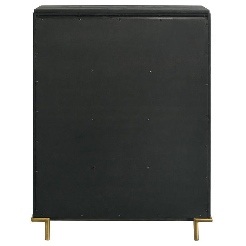 Arini 5-drawer Bedroom Chest Black-zoom-