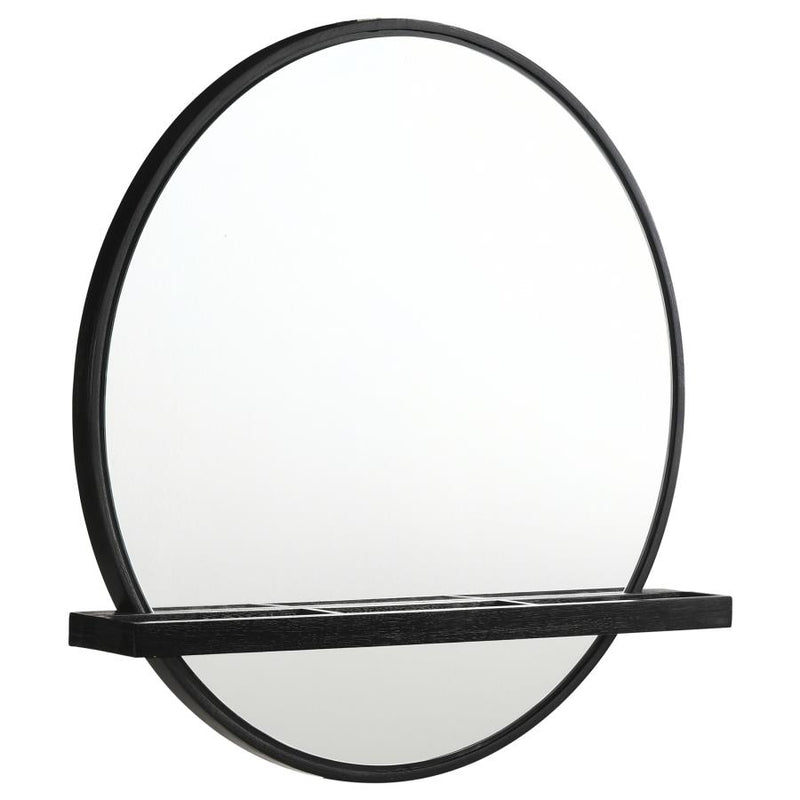 Arini 2-piece Makeup Vanity Table and Mirror Set Black-zoom-