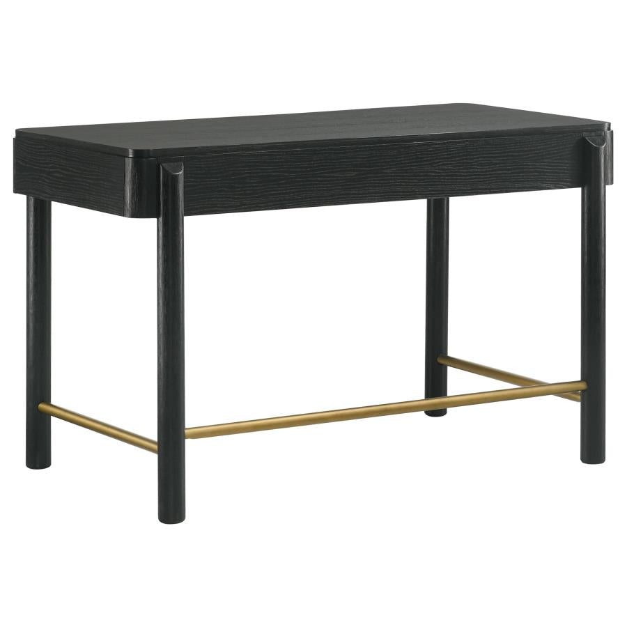 Arini 2-drawer Vanity Desk Makeup Table Black-7