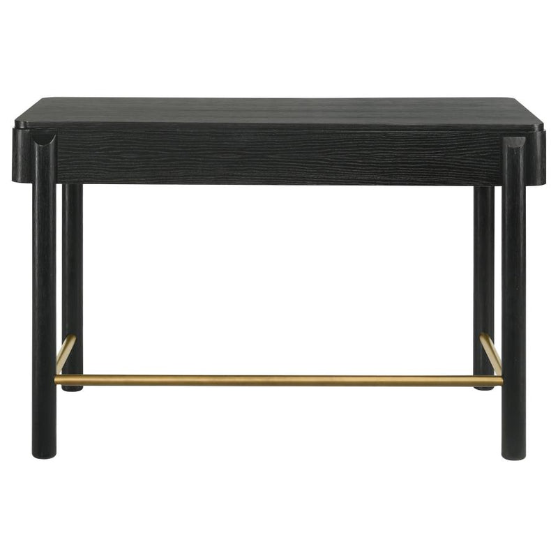 Arini 2-drawer Vanity Desk Makeup Table Black-zoom-