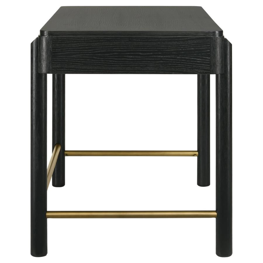 Arini 2-drawer Vanity Desk Makeup Table Black-10