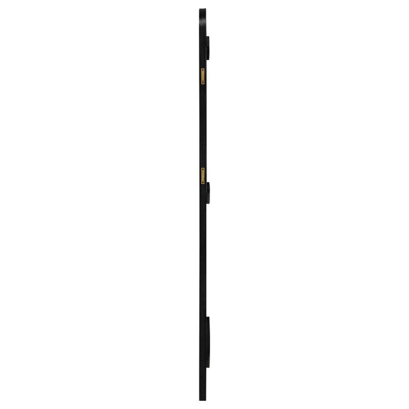 Arini Cane Weave Full Length Standing Floor Mirror Black-zoom-