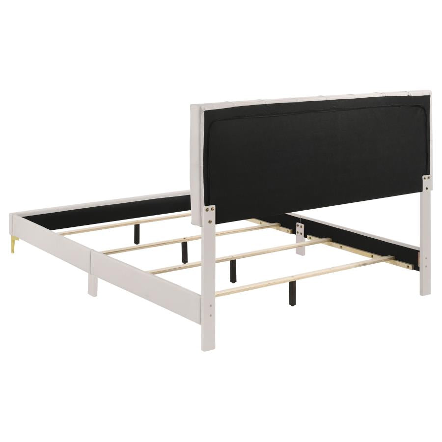 Kendall Upholstered Queen Panel Bed White-zoom-5