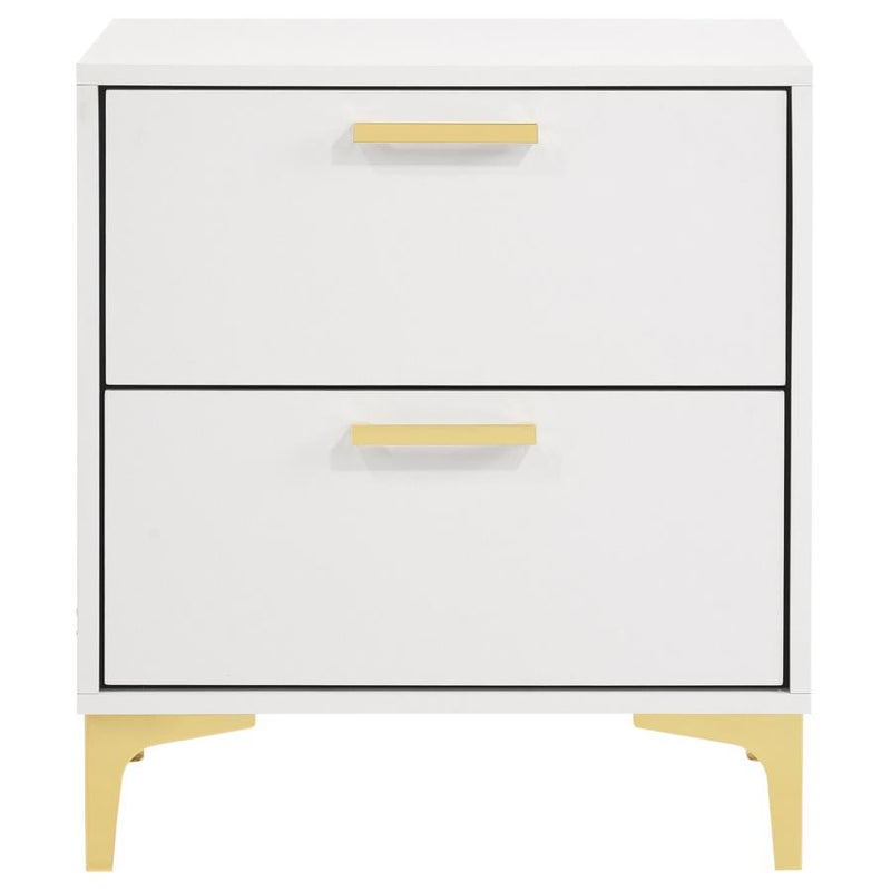 Kendall 2-drawer Nightstand White-zoom-