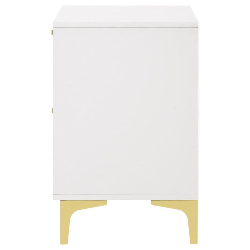 Kendall 2-drawer Nightstand White-zoom-