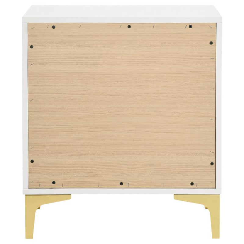 Kendall 2-drawer Nightstand White-zoom-