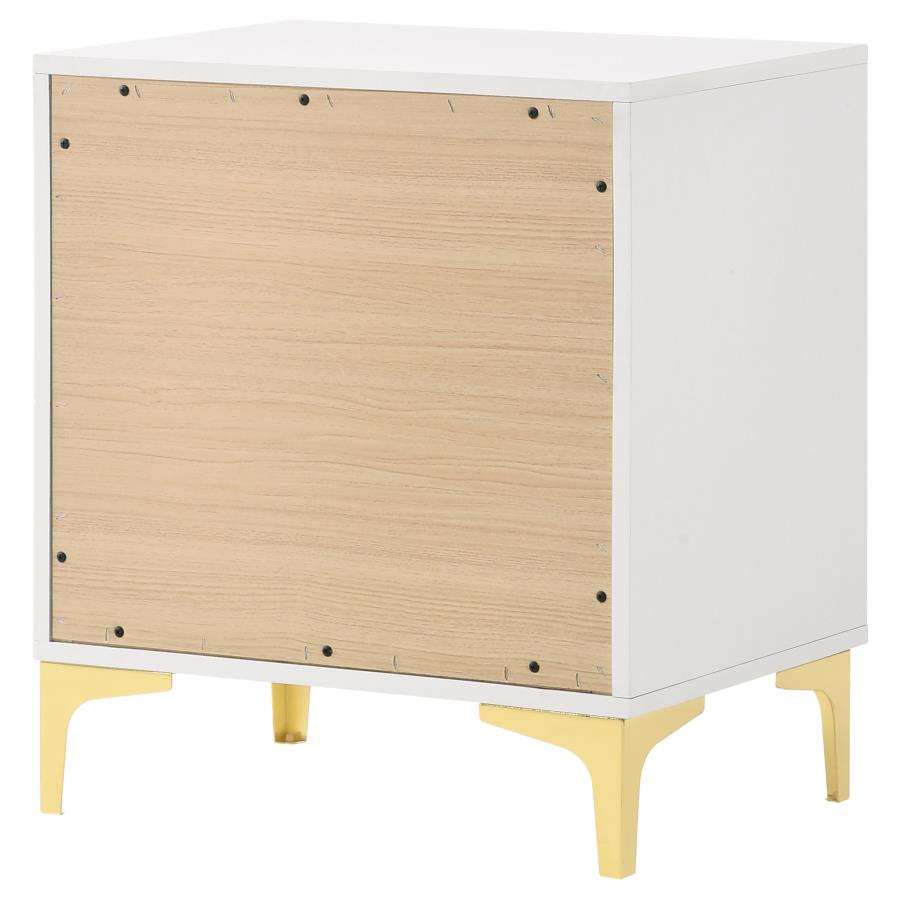 Kendall 2-drawer Nightstand White-8