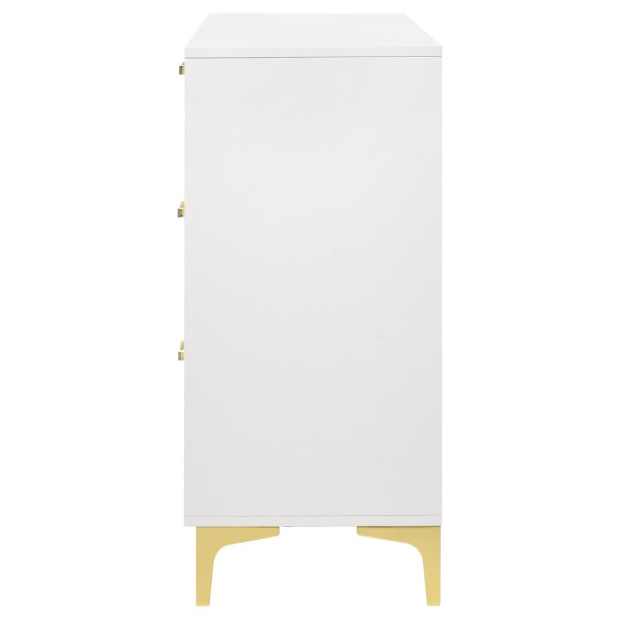 Kendall 6-drawer Dresser White-5
