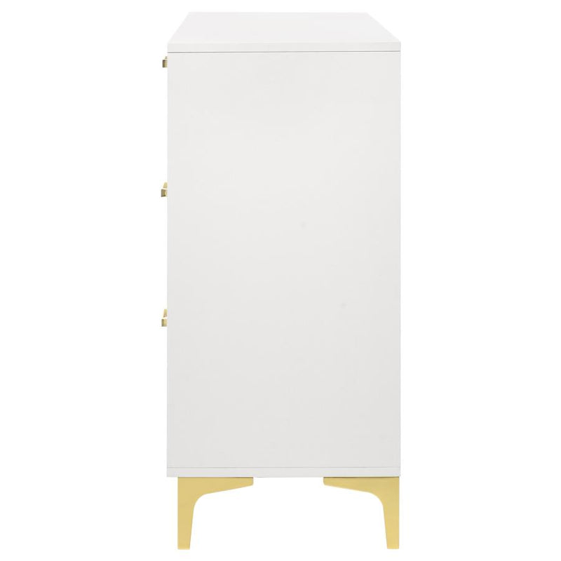 Kendall 6-drawer Dresser White-zoom-