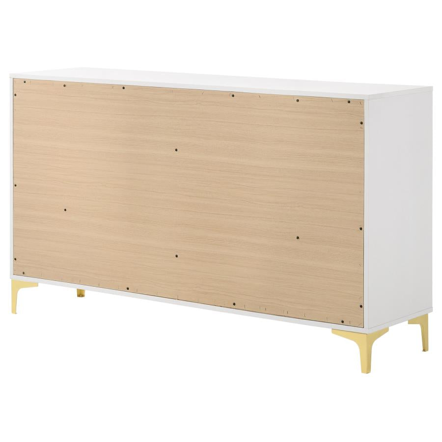 Kendall 6-drawer Dresser White-8