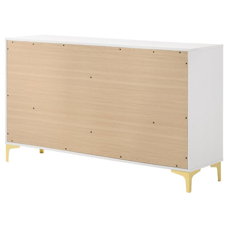 Kendall 6-drawer Dresser White-zoom-