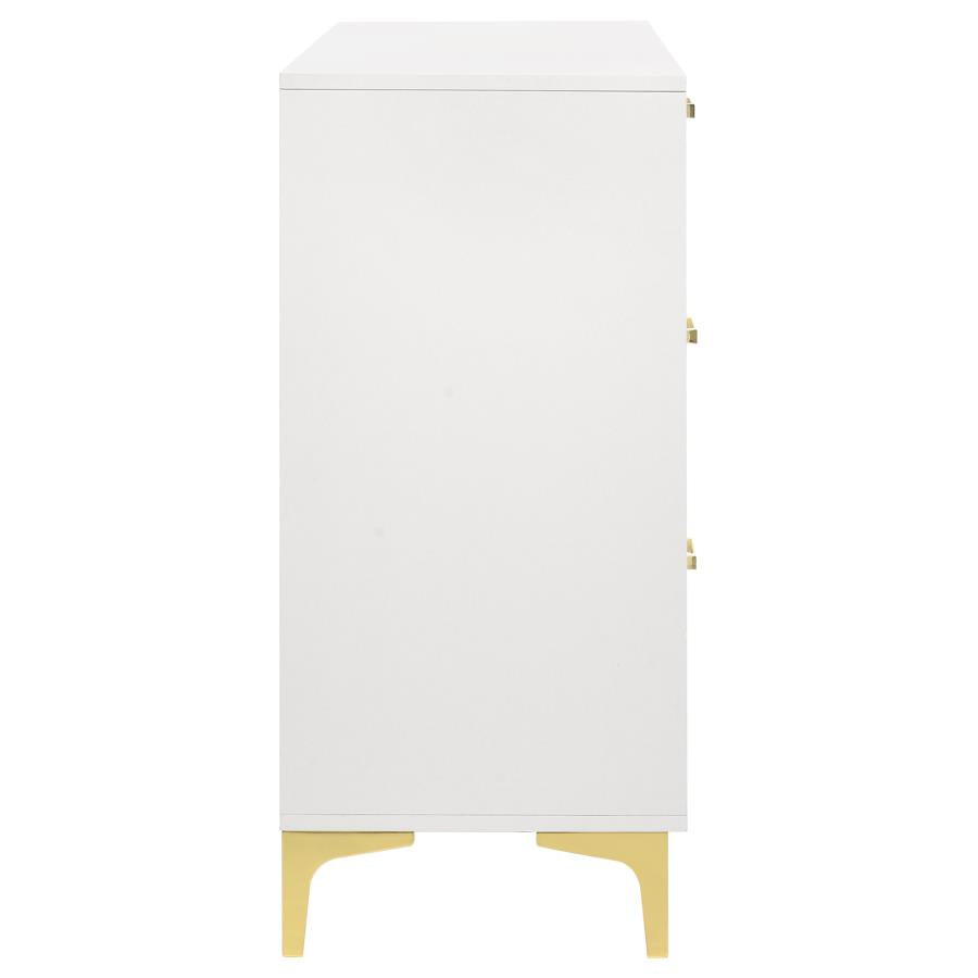Kendall 6-drawer Dresser White-9