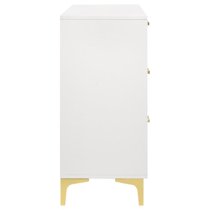 Kendall 6-drawer Dresser White-zoom-