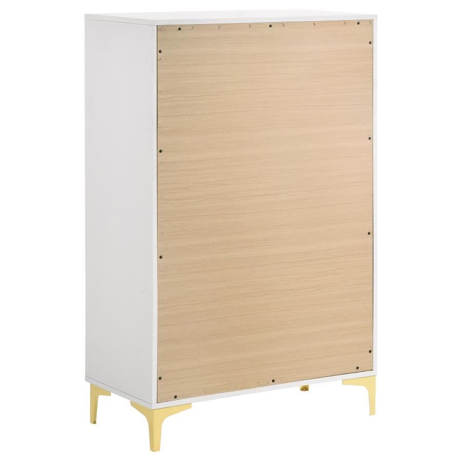 Kendall 5-drawer Bedroom Chest White-4