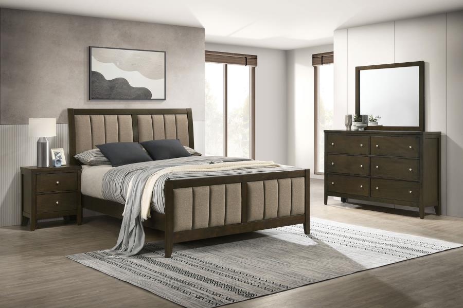 Wilkes 4-piece Full Bedroom Set Dark Cocoa-zoom-1