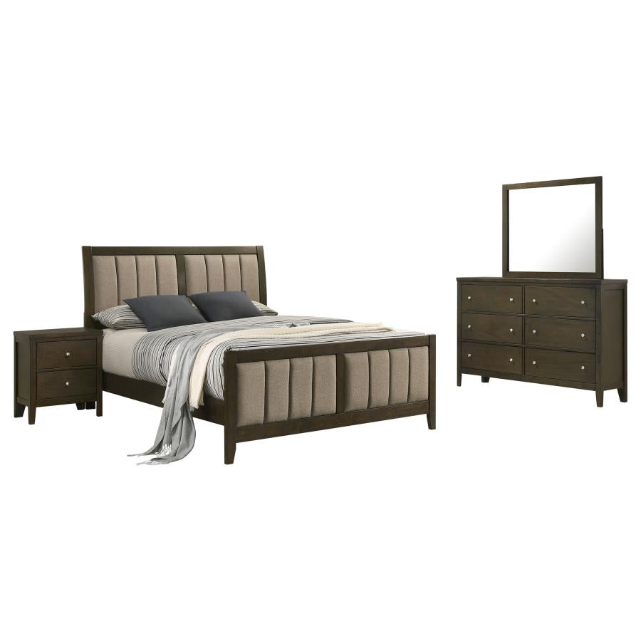 Wilkes 4-piece Full Bedroom Set Dark Cocoa-2
