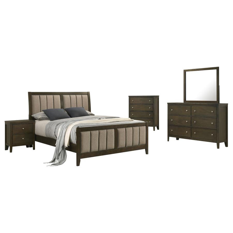 Wilkes 5-piece California King Bedroom Set Dark Cocoa-zoom-