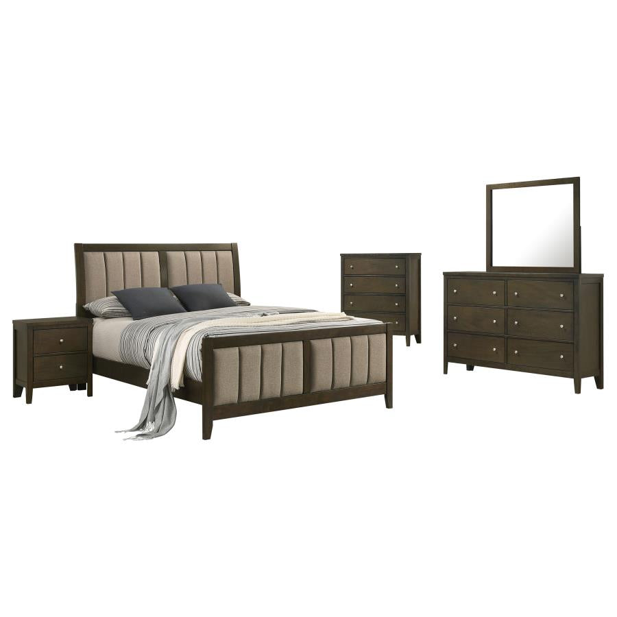 Wilkes 5-piece Queen Bedroom Set Dark Cocoa-zoom-2