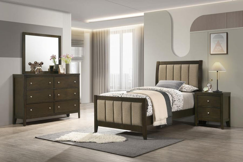 Wilkes 4-piece Twin Bedroom Set Dark Cocoa-zoom-