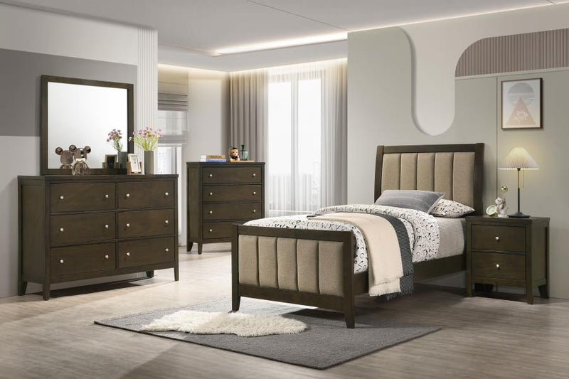 Wilkes 5-piece Twin Bedroom Set Dark Cocoa-zoom-