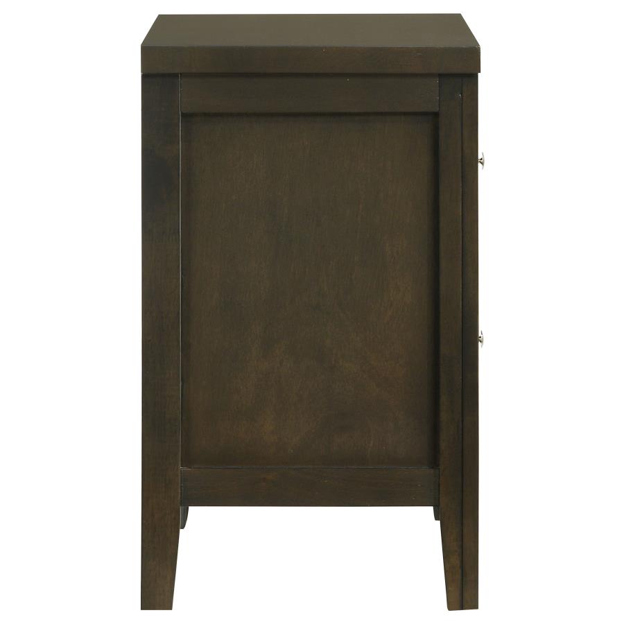Wilkes 2-drawer Nightstand Bedside Table Dark Cocoa-zoom-9