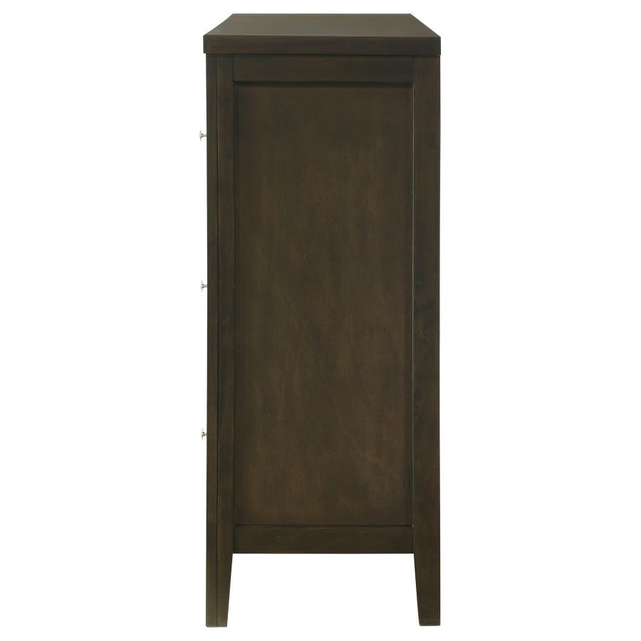 Wilkes 6-drawer Dresser Cabinet Dark Cocoa-5