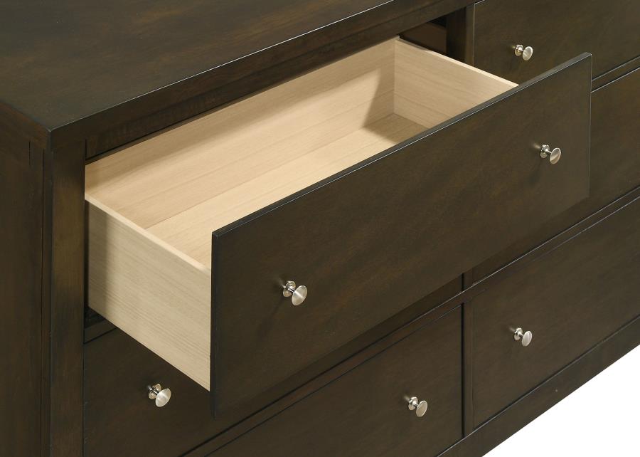 Wilkes 6-drawer Dresser Cabinet Dark Cocoa-zoom-10