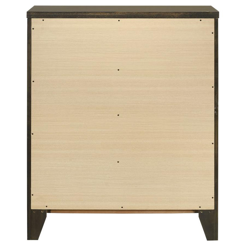 Wilkes 4-drawer Chest of Drawers Dark Cocoa-zoom-