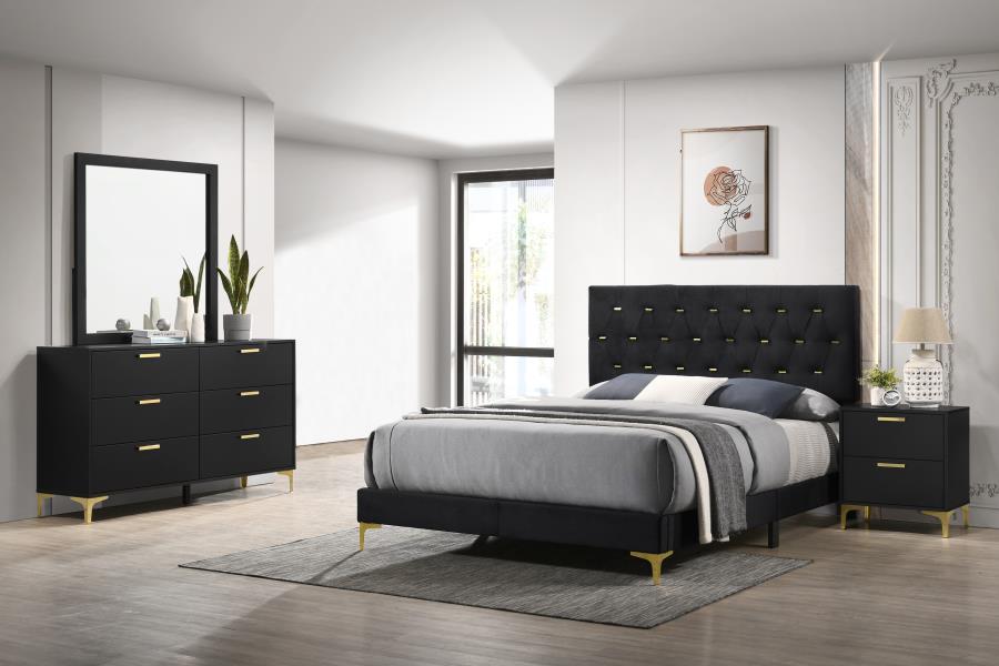 Kendall 4-piece California King Bedroom Set Black-1