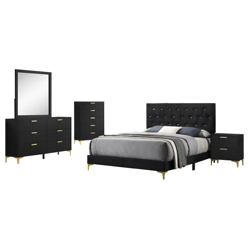 Kendall 5-piece California King Bedroom Set Black-zoom-
