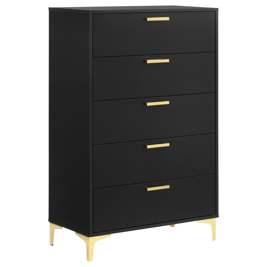 Kendall 5-piece California King Bedroom Set Black-zoom-11