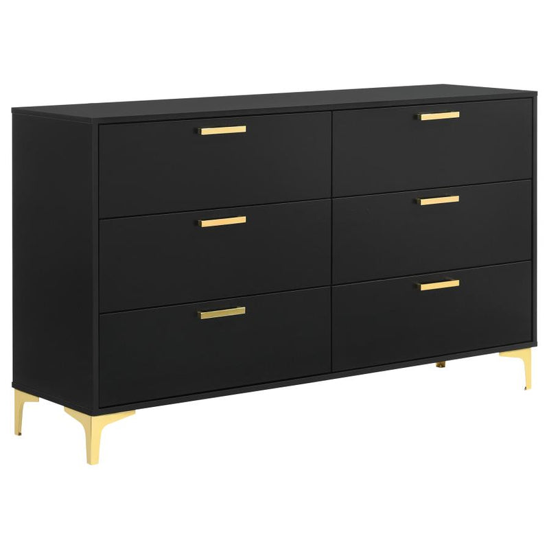 Kendall 4-piece Queen Bedroom Set Black-zoom-