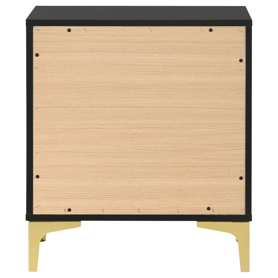 Kendall 2-drawer Nightstand Black-zoom-7