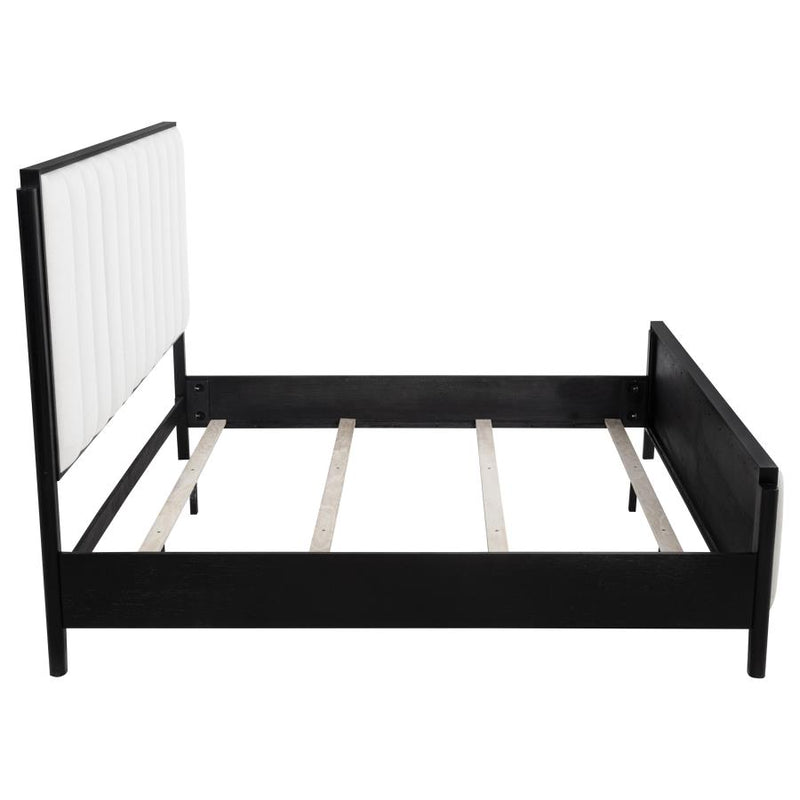 Brookmead 60-inch Upholstered Eastern King Bed Black-zoom-