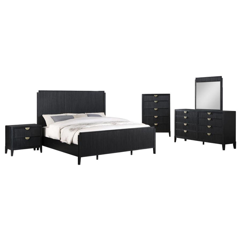 Brookmead 5-piece Eastern King Bedroom Set Black-zoom-