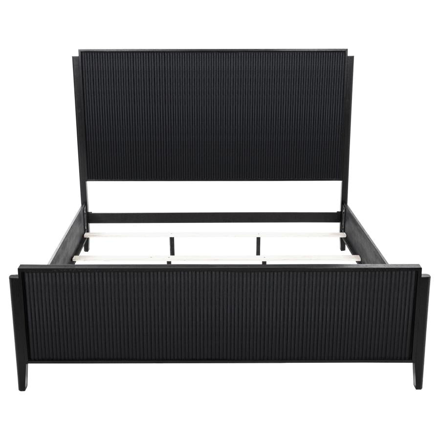 Brookmead Wood Eastern King Panel Bed Black-4