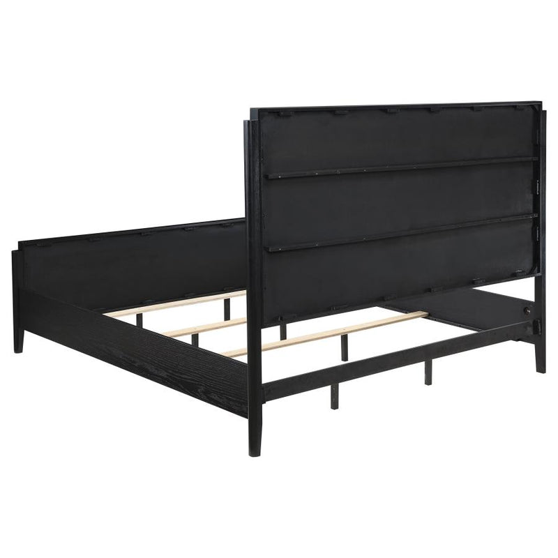 Brookmead Wood Eastern King Panel Bed Black-zoom-