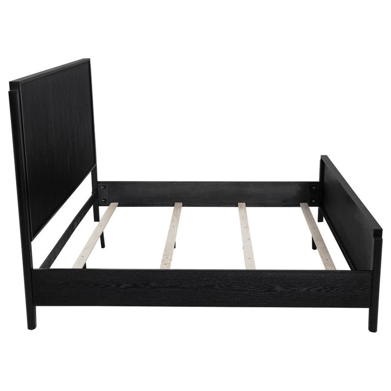 Brookmead Wood Eastern King Panel Bed Black-zoom-