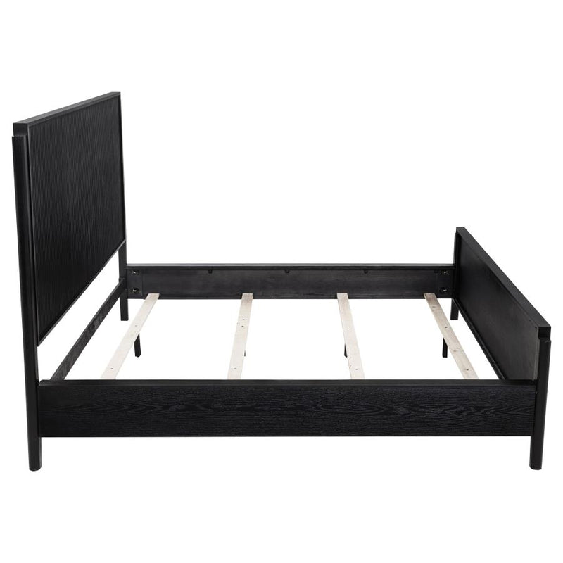 Brookmead Wood California King Panel Bed Black-zoom-