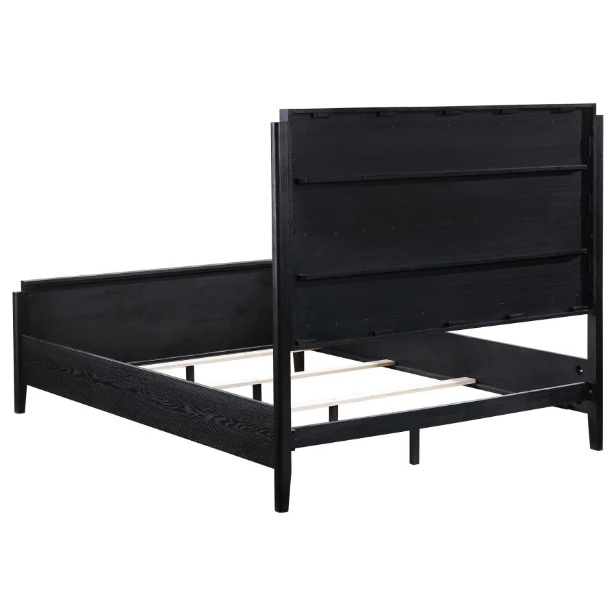 Brookmead Wood Queen Panel Bed Black-5