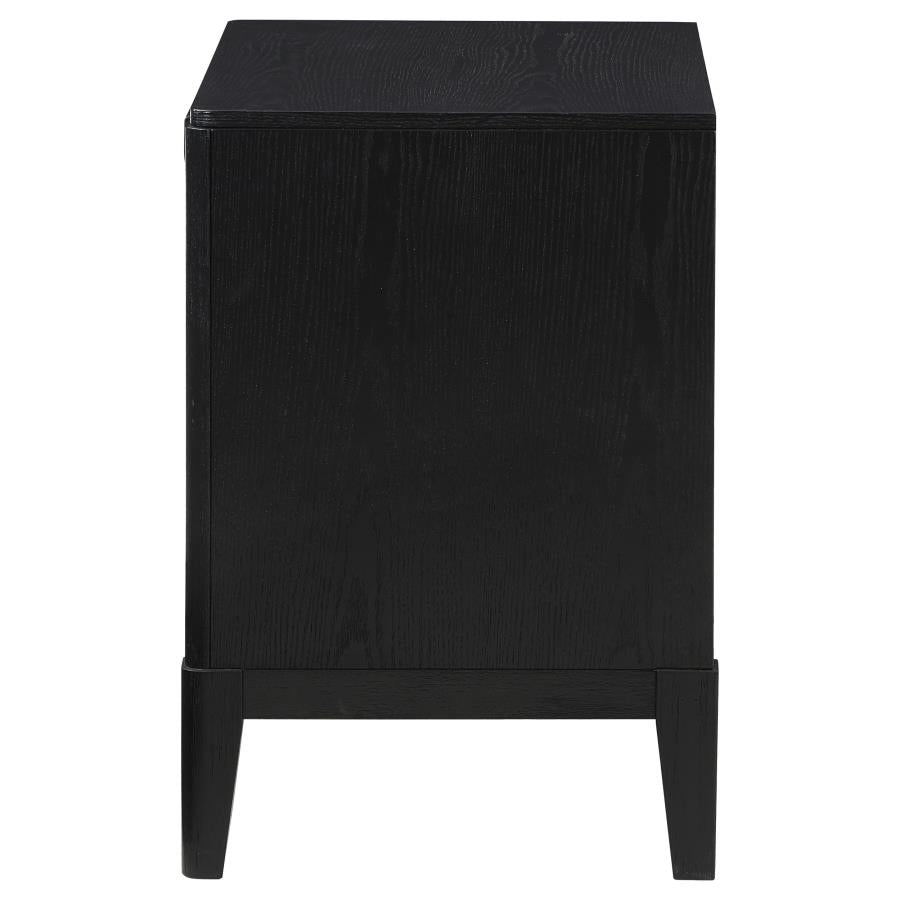 Brookmead 2-drawer Nightstand Black-5