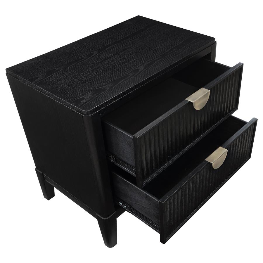 Brookmead 2-drawer Nightstand Black-zoom-10