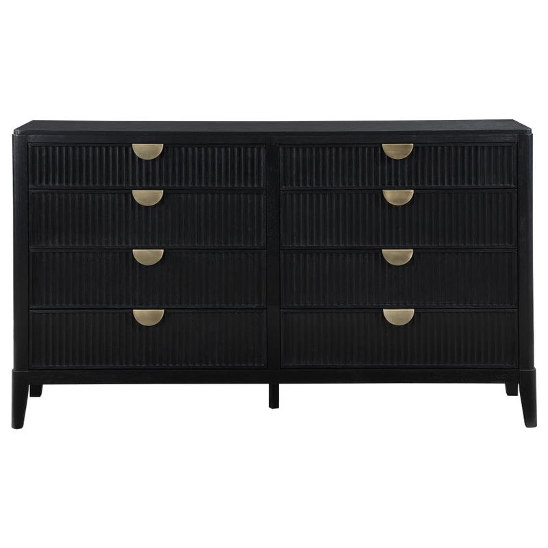 Brookmead 8-drawer Dresser Black-zoom-