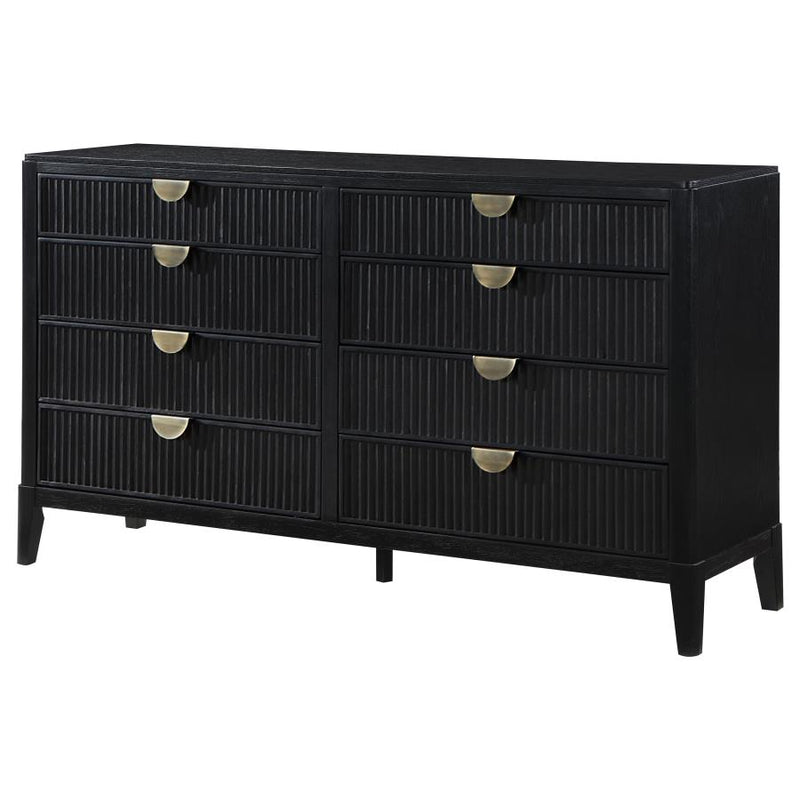 Brookmead 8-drawer Dresser Black-zoom-