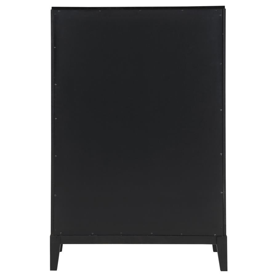 Brookmead 5-drawer Bedroom Chest Black-7