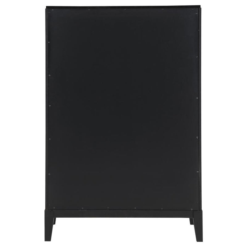 Brookmead 5-drawer Bedroom Chest Black-zoom-