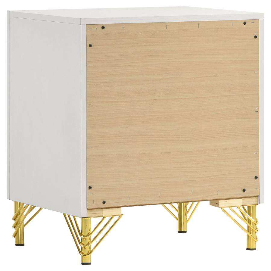 Lucia 5-piece Queen Bedroom Set Beige and White-zoom-6